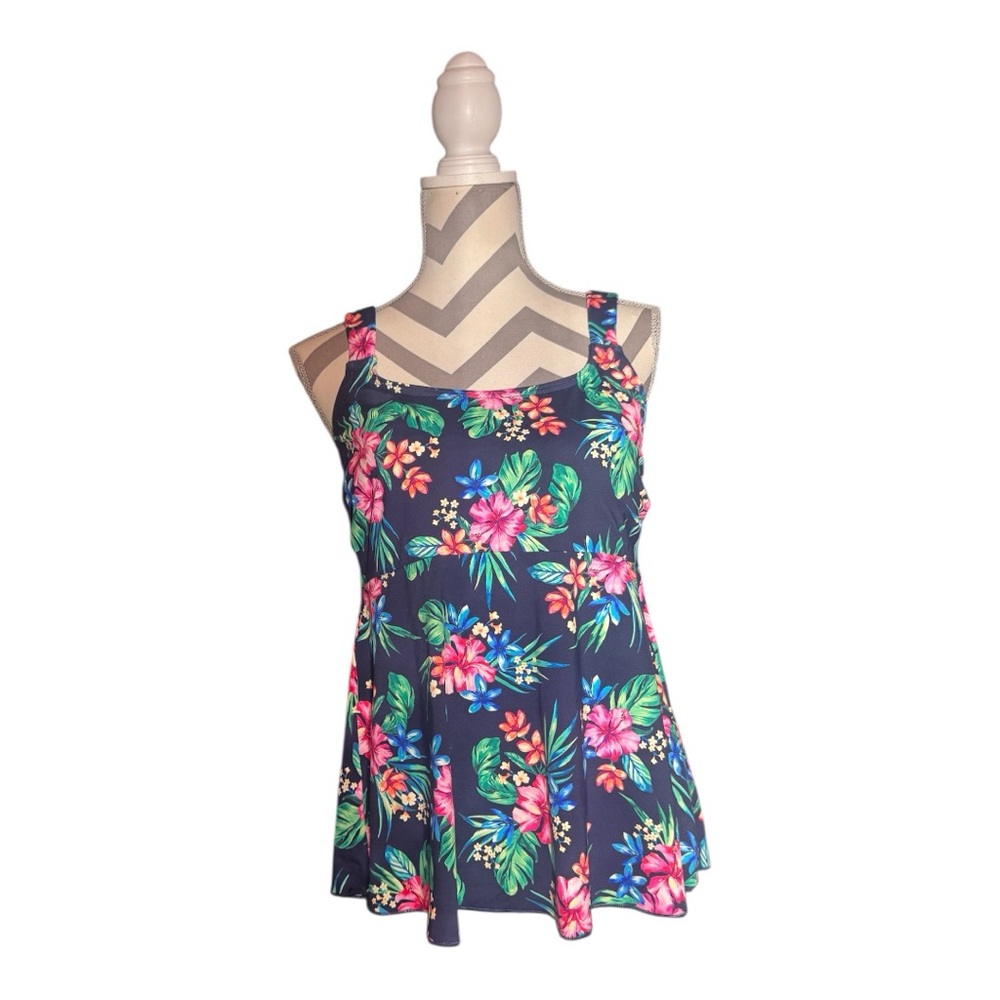 Floral Lands End Tankini Top